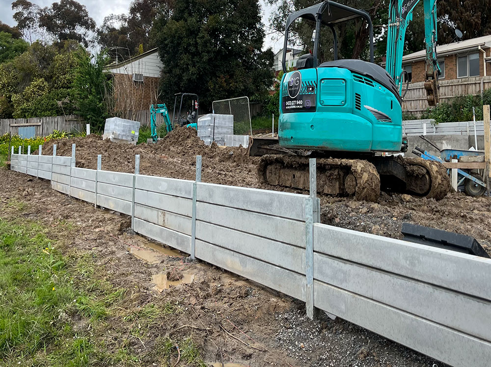 Retaining Walls - i Dig Melbourne